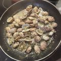 El cooksnap de ainjo cuando hizo Almejas en salsa verde.