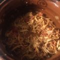 El cooksnap de Angélica Bravo cuando hizo Tinga de pollo 🐔.