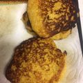 Hallie Maney's cooksnap of when they made Spaghetti Squash Latkes.