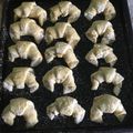 El cooksnap de Miriam Buffa cuando hizo Medialunas Sin Gluten.