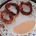 JoshS60R's cooksnap of when they made Smoked bacon wrapped onion rings.