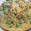Bhavisha Hirapara का कुकस्नैप जब उन्होंने पालक पनीर पराठा (palak paneer paratha recipe in Hindi) बनाया था।