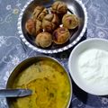 ekta lalwani's cooksnap of when they made દાલ બાટી ચુરમુ (Dal baati recipe in Gujarati).