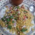 Lovely Agrawal का कुकस्नैप जब उन्होंने बटाटा पोहा (batata poha recipe in Hindi) बनाया था।