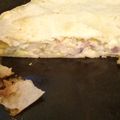 El cooksnap de Magdalena Barbof cuando hizo Tarta de cebolla y queso.