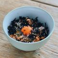 Yuki's cooksnap of when they made TKG 🥚🍚 (Tamgokake Gohan).