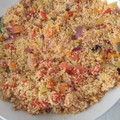 El cooksnap de Maria Mesa cuando hizo Tabulé de cous cous al curry.