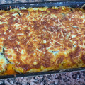 El cooksnap de Hada Humanes cuando hizo Musaca ibérica de berenjena y calabacín.