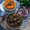 کوک اسنپ Lida Aali بعد از امتحان کردن خورشت شوید باقالی با گوشت قلقلی.