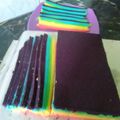 Cooksnap dari Alvianna Azizah untuk resep Mini rainbow roll cake