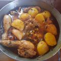 Ranjit Banerjee's cooksnap of when they made আলু দিয়ে চিকেনের ঝোল(Aloo diye chickener jhol recipe in Bengali).
