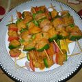 Nosheen Nadeem's cooksnap of when they made Chicken shashlik with Fried Rice.