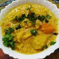 Sanchita Das's cooksnap of when they made Bhog er khichuri.