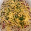 Hardus Greyling's cooksnap of when they made Bacon Carbonara.