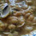 El cooksnap de Mery cuando hizo Fabes con almejas.