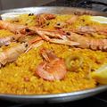 El cooksnap de Gio cuando hizo Paella de marisco.