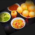 Vaishali Thaker's cooksnap of when they made રગડા-મસાલા પાણીપુરી.