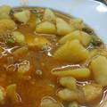 El cooksnap de Maurice Colmener cuando hizo Guiso de patatas con chocos o potón y guisantes.