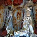 Alan 's cooksnap of when they made Baked Lobster Tail.