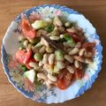 El cooksnap de Jose cuando hizo Ensalada de alubias con aliño de anchoas.