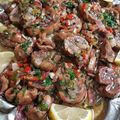 El cooksnap de Gabriel Marcelo cuando hizo Riñoncitos al disco de arado.