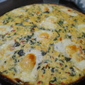 El cooksnap de Eugenia Silva cuando hizo Tarta de espinaca y zapallo sin harina/keto/low carb.