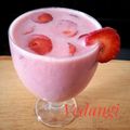  Vedangi Kokate's cooksnap of when they made Strawberry milkshake.