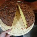 El cooksnap de Laurita Gaby Aguirre cuando hizo Bizcochuelo de naranja marmolado con chocolate.