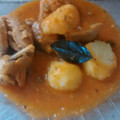 El cooksnap de Marisol Lombardo cuando hizo Cazuela de pechuga de pollo a la naranja.