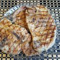 Cliff's cooksnap of when they made Grilled Pork chops.