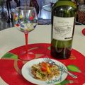 Eric Harster's cooksnap of when they made Italian Sausage and Peppers.