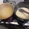 El cooksnap de Lucia Enciso cuando hizo Carbonara con queso crema.