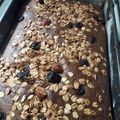 El cooksnap de Lucila Pérez G. cuando hizo Budín de Algarroba con harina integral y nueces.