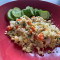 รูป Cooksnap ของ Pauline เมื่อเขาทำ ข้าวผัดไข่เห็ดหอม (คีโต)