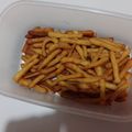 El cooksnap de Natalia Rojas cuando hizo Palitos salados.