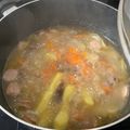 El cooksnap de Katherine Morán Chaparro cuando hizo Ajiaco Chileno.