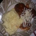 El cooksnap de yamileth S'anchez cuando hizo Albóndigas rellenas con queso.
