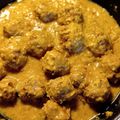 El cooksnap de Andrés Jaime cuando hizo Albóndigas en salsa de almendras y cúrcuma.