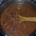El cooksnap de Karla Monge cuando hizo Chili con carne.