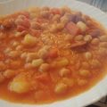 El cooksnap de JJMartin cuando hizo Garbanzos de bote con verduras y chorizo.