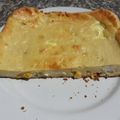 El cooksnap de Carolina Olivera G. cuando hizo Fainá de queso licuado.