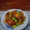 Cooksnap dari Dapoer Mama Anna Rohana untuk resep Sambal Udang Petai Pedas