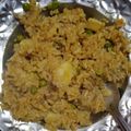 Pariksha Gupta का कुकस्नैप जब उन्होंने नमकीन पुलाव (Namkeen Pulao recipe in hindi) बनाया था।