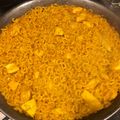 El cooksnap de Nadia Canepa franco cuando hizo Fideuá de pollo con alioli.