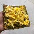 Cooksnap của Nguyen Nguyen khi họ làm theo món Eat clean: bánh mì bơ trứng