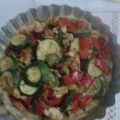 El cooksnap de María Rosario Borrazás (Marita) cuando hizo Tarta de zucchinis, morrón y muzzarella. Rápido y fácil 😋🤩.