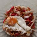 El cooksnap de Reyes Salgueiro cuando hizo Chanquetes con aliño de pimientos y huevos🍳🐟🌶.