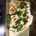 El cooksnap de Rainbow Cook cuando hizo Pechuga de pollo al horno rellena de Kale y Mozzarella.