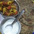 Juhi verma का कुकस्नैप जब उन्होंने आलू गाजर की सब्जी (aloo gajar ki sabzi recipe in Hindi) बनाया था।
