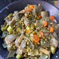 El cooksnap de mjmonseco cuando hizo Menestra de verduras.